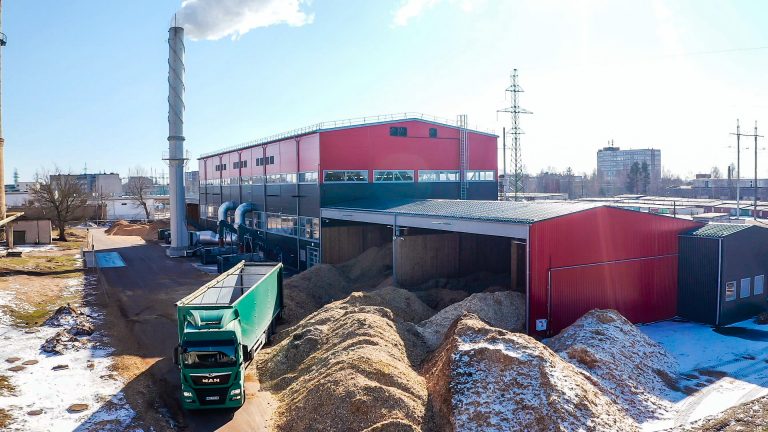 Daugavpils biomass boiler plant